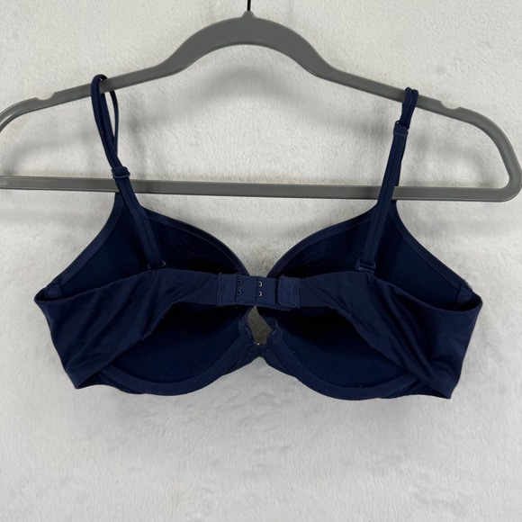 Victorias Secret Very Sexy‎ Push Up Bra Womens 34C Navy Blue Lingerie READ - Picture 4 of 7